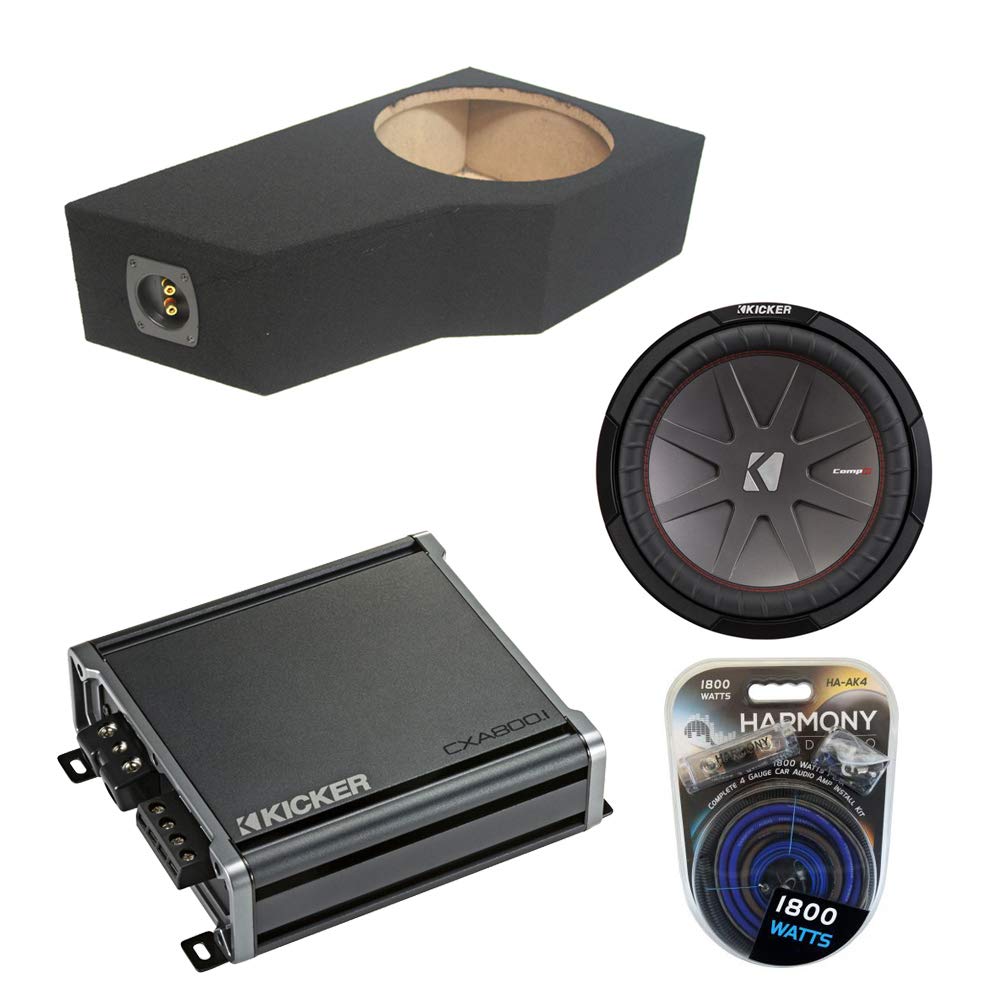 American Sound Connection Compatible with Chevy Silverado 99-06 Extended Cab Truck Dual 10