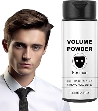 Hair Powder Styling, Mens Hair Powder | Volume Texture Natural Look Styling Powder | Portable Hairstyle Volume Grooming Products for Business Trips, Appointments