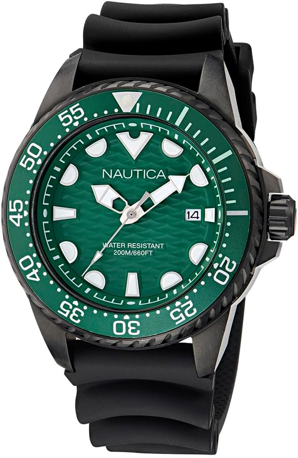 Nautica Men's NCT Sea Dive Silicone Watch