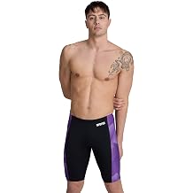 ARENA Men's Performance Men's Halftone Swim Jammer Athletic Swimwear Professional Swimsuit Swim Trunks Pack of 1