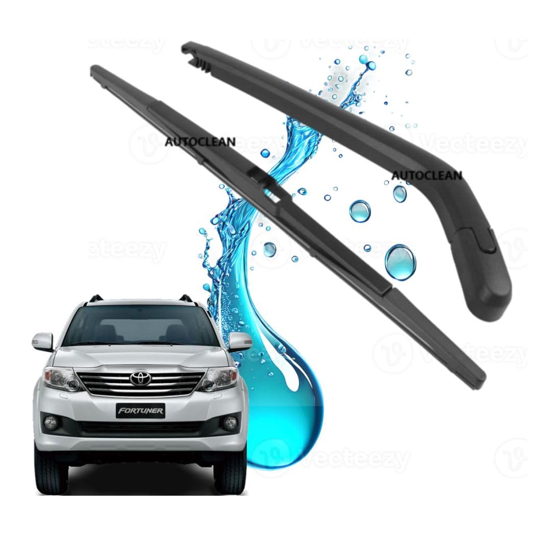 AutoClean Teflon Coated Rear Wiper Arm With Blade For Fortuner Old 2009 to 2015 model (Windshield Washer Tablet Free)-picture-23