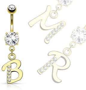 Piercing Nombril Banane Acier Chirurgical Zirconium - Double Boules Argenté - Neuf Tata Gisèle