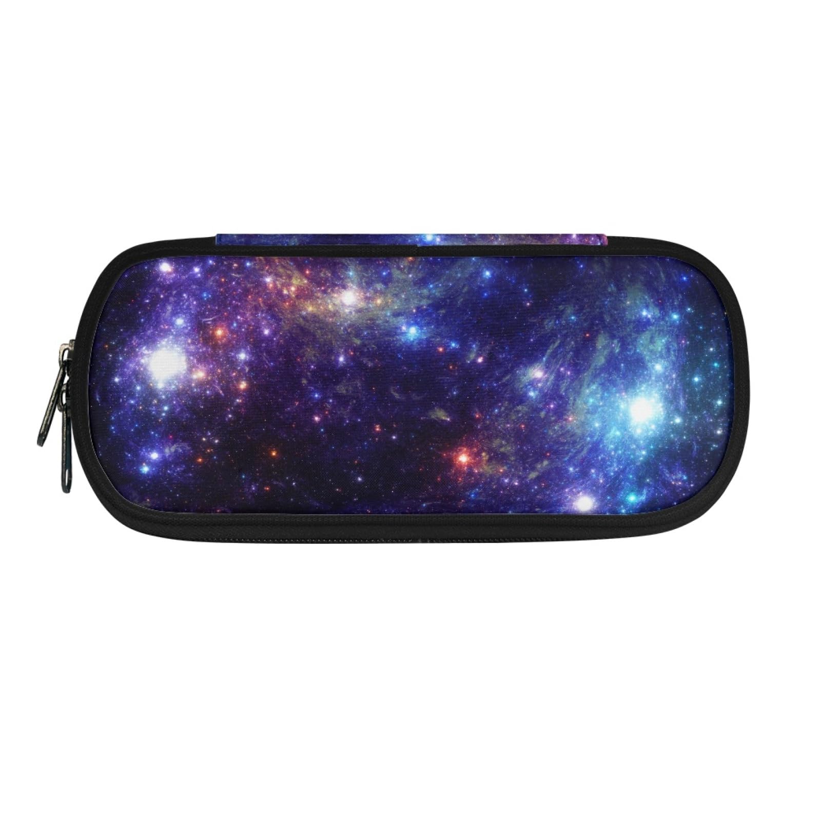 TOADDMOS Galaxy Print Pencil Pouch Pencil Holder Bag for Boys Girls School Supplies for College,Office Simple Stationery — image 1
