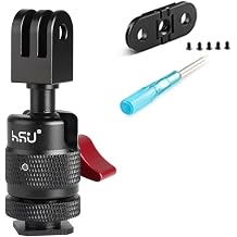 HSU Replacement Folding Fingers and Cold Shoe Mount Adapter for GoPro Hero 12/11/10/9/8 Black