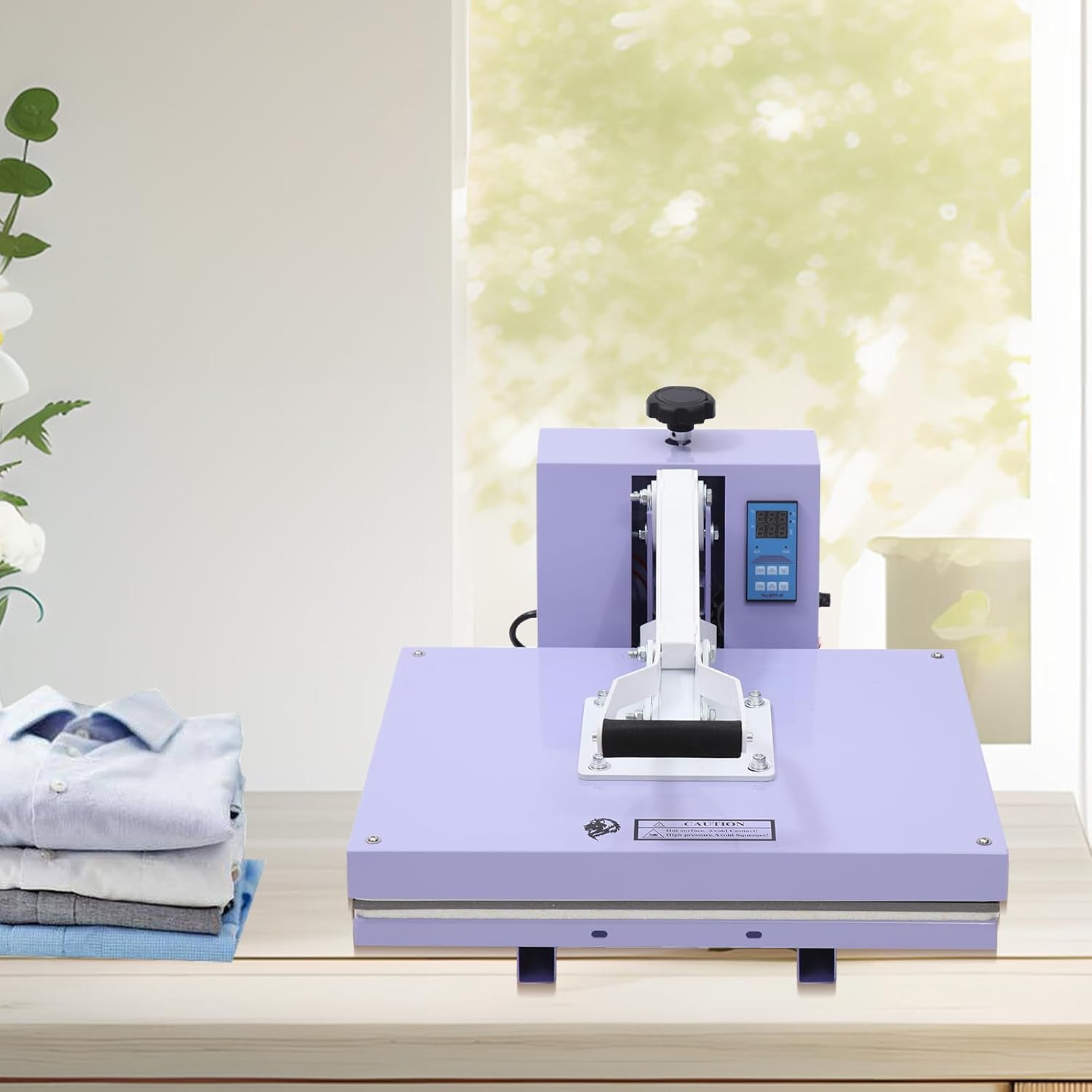 Prensa Térmica 16"x20" para Camisetas, Sublimadora de Acero con Panel Grande