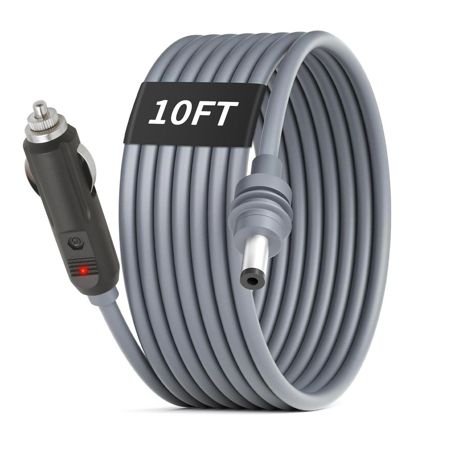Leeehitech Starlink Mini câble d'alimentation CC 12 V-24 V IP68 étanche Starlink Mini vers adaptateur CC pour camions, voitures et véhicules 3 m
