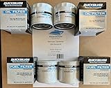 Quicksilver (2) Filter Fuel 802893Q01 & (2) Oil 866340Q03 OEM Mercuruiser Filter (Double Combo Pack)