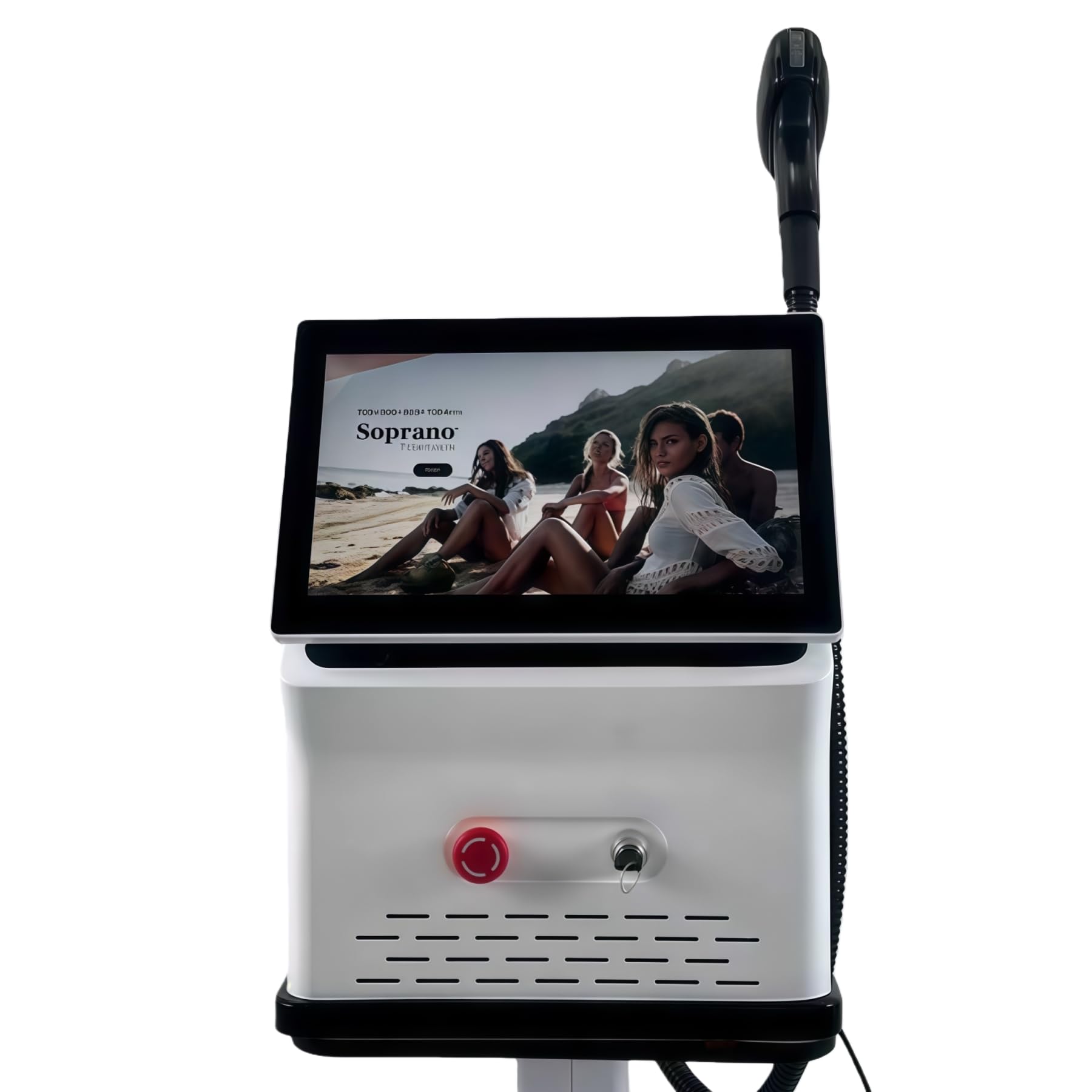 Professional Hair Removal Machine Ice Handle Pain Free Permanent Hair Removal Device 10BAR