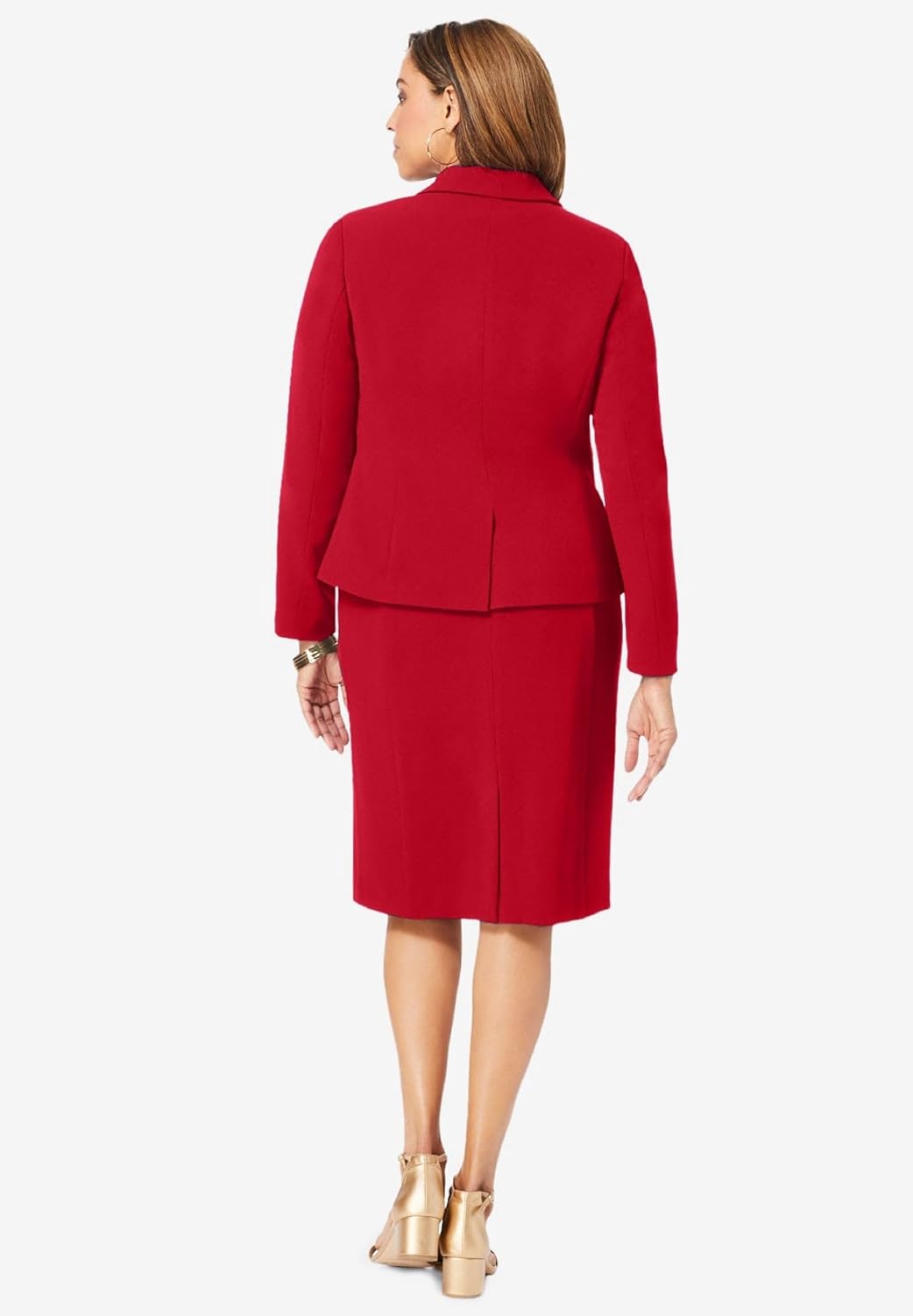 Jessica London Women's Plus Size Two Piece Single Breasted Jacket Dress Suit Outfit