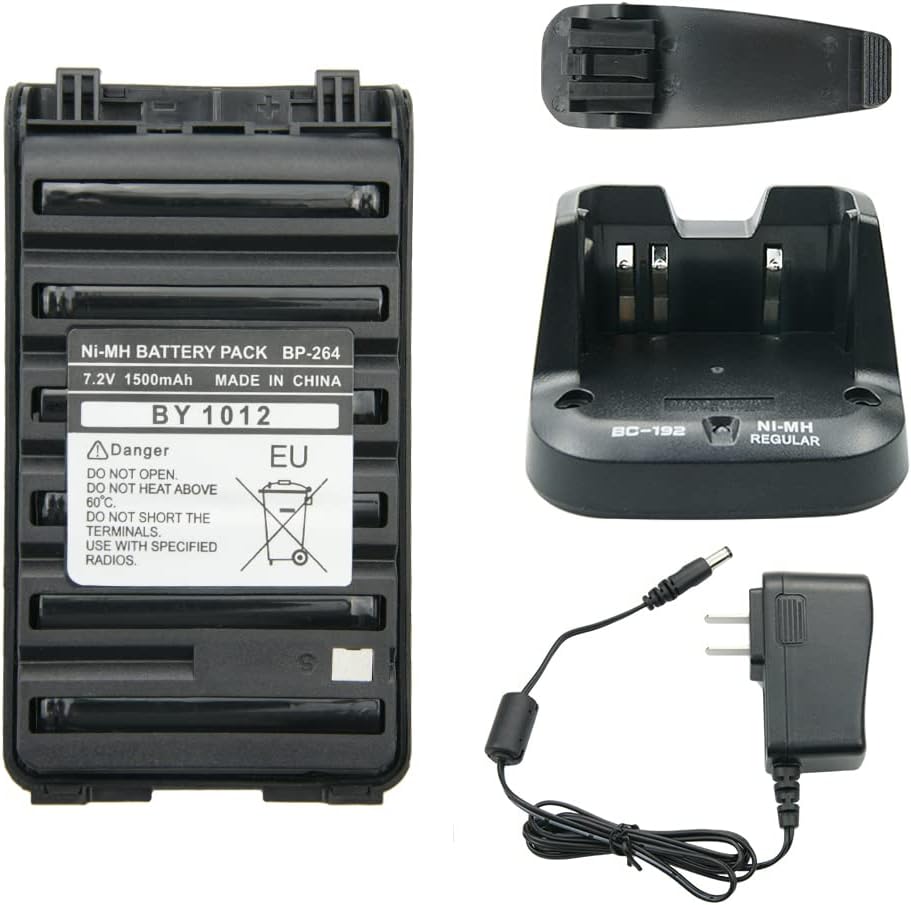 BP-264 NI-MH Battery Charger BC-192 for ICOM IC-V80 IC-T70 IC-F27SR F3002 F4002 F3001 F4001 Walkie Talkie Charger Base