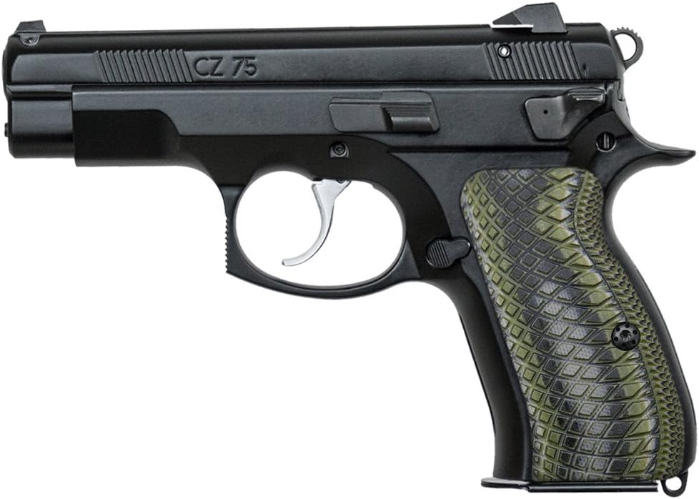 Cool Hand G10 Grips for CZ 75/85 Compact, CZ P-01, P100, C100, T100, PCR, CZ 75 D, Gun Grips Screws Included, Snake Scale Texture (OD/BLK) : Sports & Outdoors