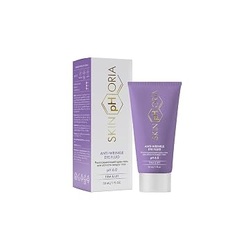 Anti-Wrinkle Eye Fluid with Collagen, Squalane & Hyaluronic Acid Smooth Fine Lines, Firm & Hydrate Skin Under Eye Cream Helps Reduce the Look of Puffiness & Restore Radiance 30ml