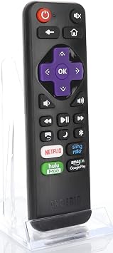 Anderic for Sharp LC-RCRUS-16 Roku Replacement Remote Control | Replaces only The Sharp LC-RCRUS-16 Remote Control - LC-43LB371U, LC-43LB371UA, LC-43LB371UB, LC-50LB371U - RRLC16.2