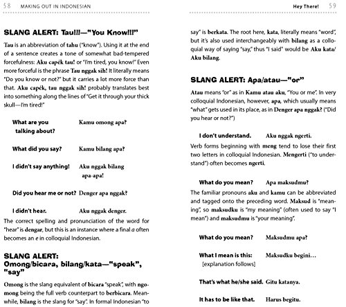 Making Out in Indonesian Phrasebook & Dictionary: An Indonesian Language Phrasebook & Dictionary (with Manga Illustrations) (Making Out Books) - Thumbnail 5
