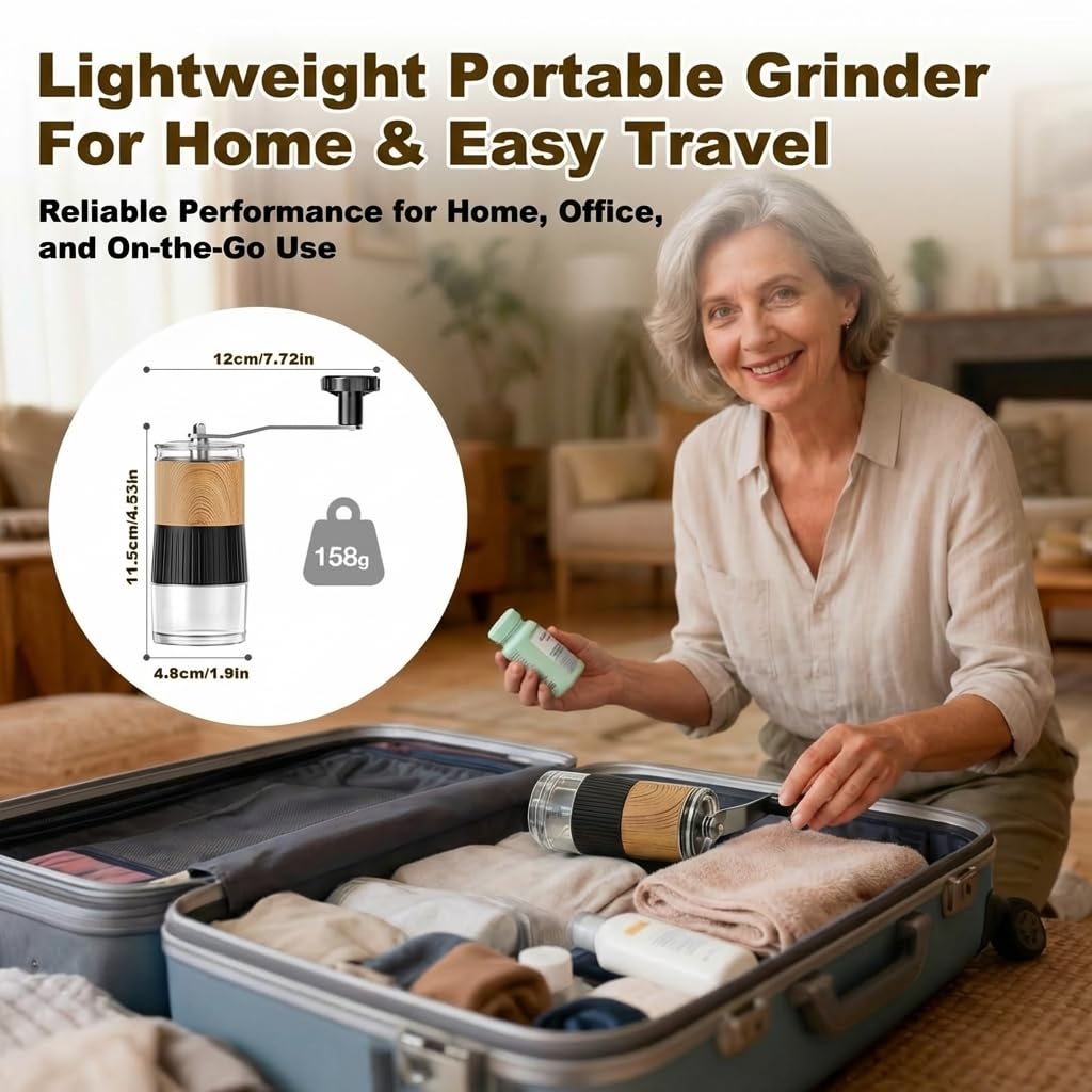 Small Manual Pill Crusher Grinder with Hand Crank,Fine Powder for Elderly — Amazon image 6