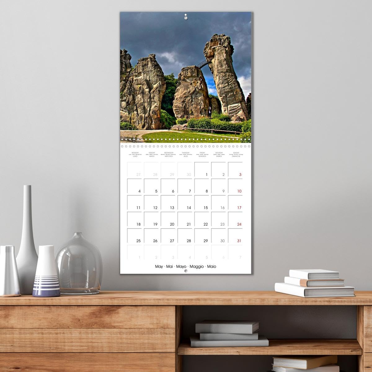 Les paysages d'Allemagne (Calendrier mural carré 2026 30x30 cm) Calendrier double avec une page pour vos prises de notes: Les paysages d'Allemagne, aussi uniques que différents