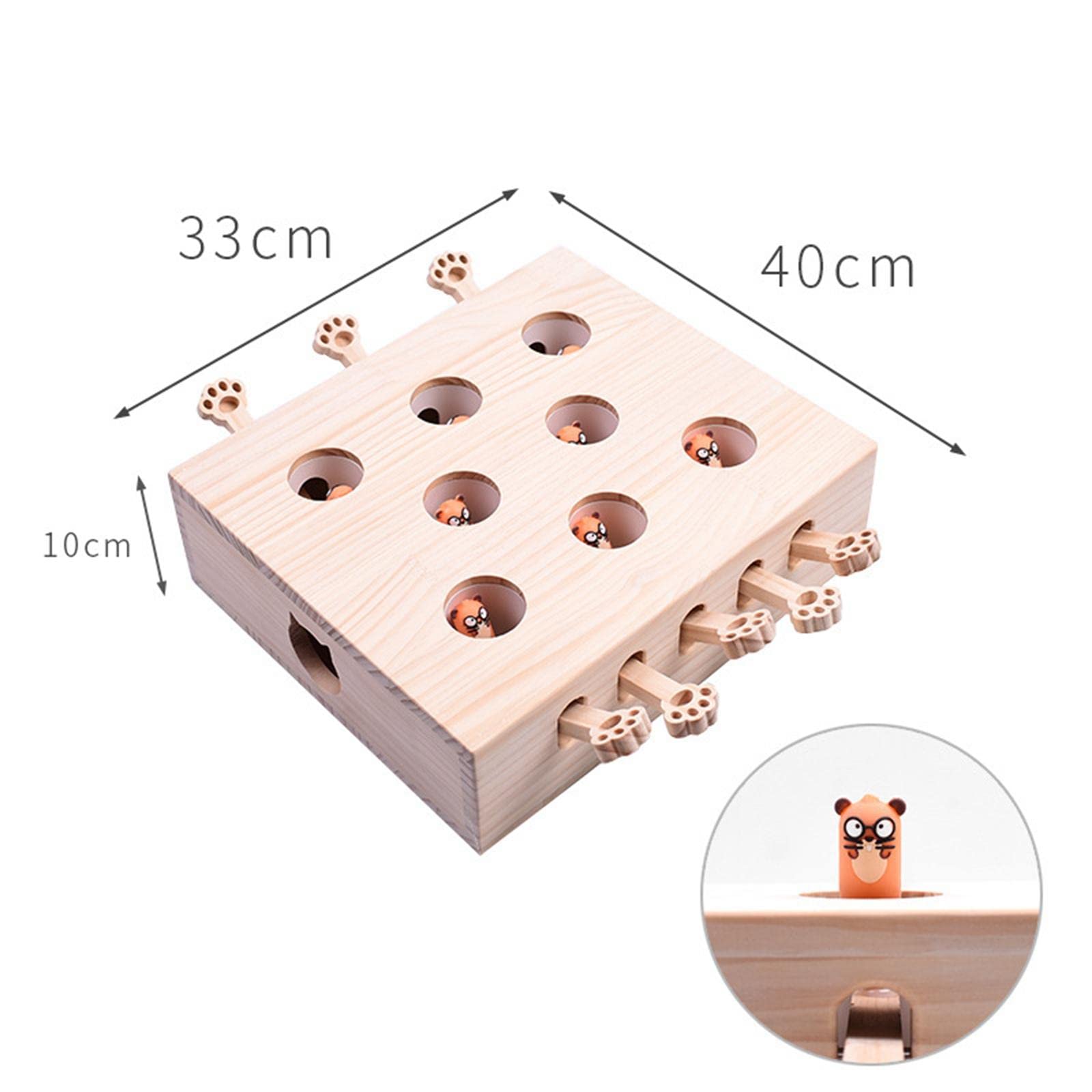 Divertidos Juguetes para Gatos, Suministros para Mascotas, Caja de Laberinto, Accesorios para El Dormitorio del Y El Patio, Forma de muñeca
