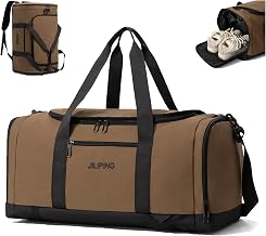 Bolsa Deporte Gimnasio Bolsa de Viaje con Compartimento para Zapatos Bolsos Deportivos Sport Gym Bags Fin de Semana Travel Duffle Bag para Hombre y Mujer