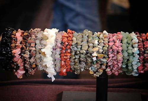 Laidanla Multicolor 400Pcs Natural Chip Stone Beads 5-8Mm Healing Crystal Irregular Gemstones Drilled Diy Loose Rocks Bead Crystal For Bracelet Earrings Necklace Jewelry Making Crafting #TOP6