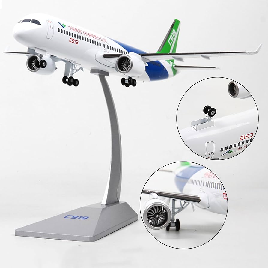 Amazon.co.jp: ODddot COMAC C-919 航空機 1/100 1/120 ダイキャスト