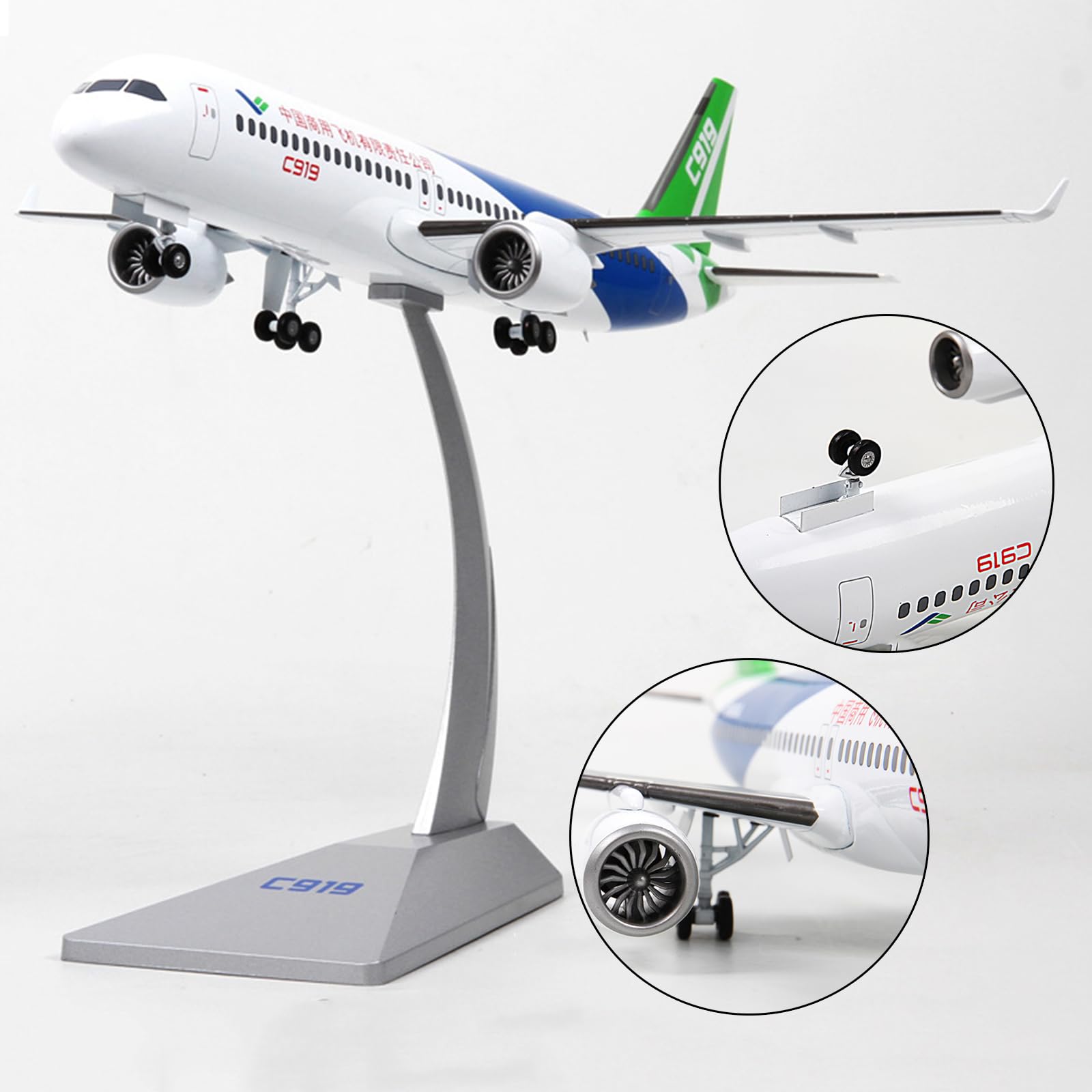 Amazon.co.jp: ODddot COMAC C-919 航空機 1/100 1/120 ダイキャスト