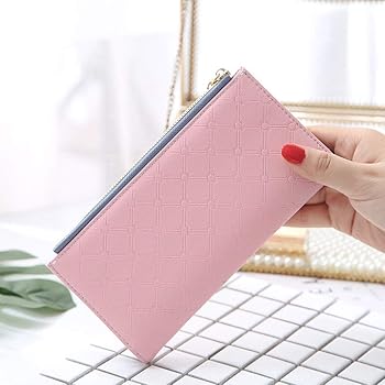 Wallets for Women Leather Cell Phone Case Holster Bag Long Slim