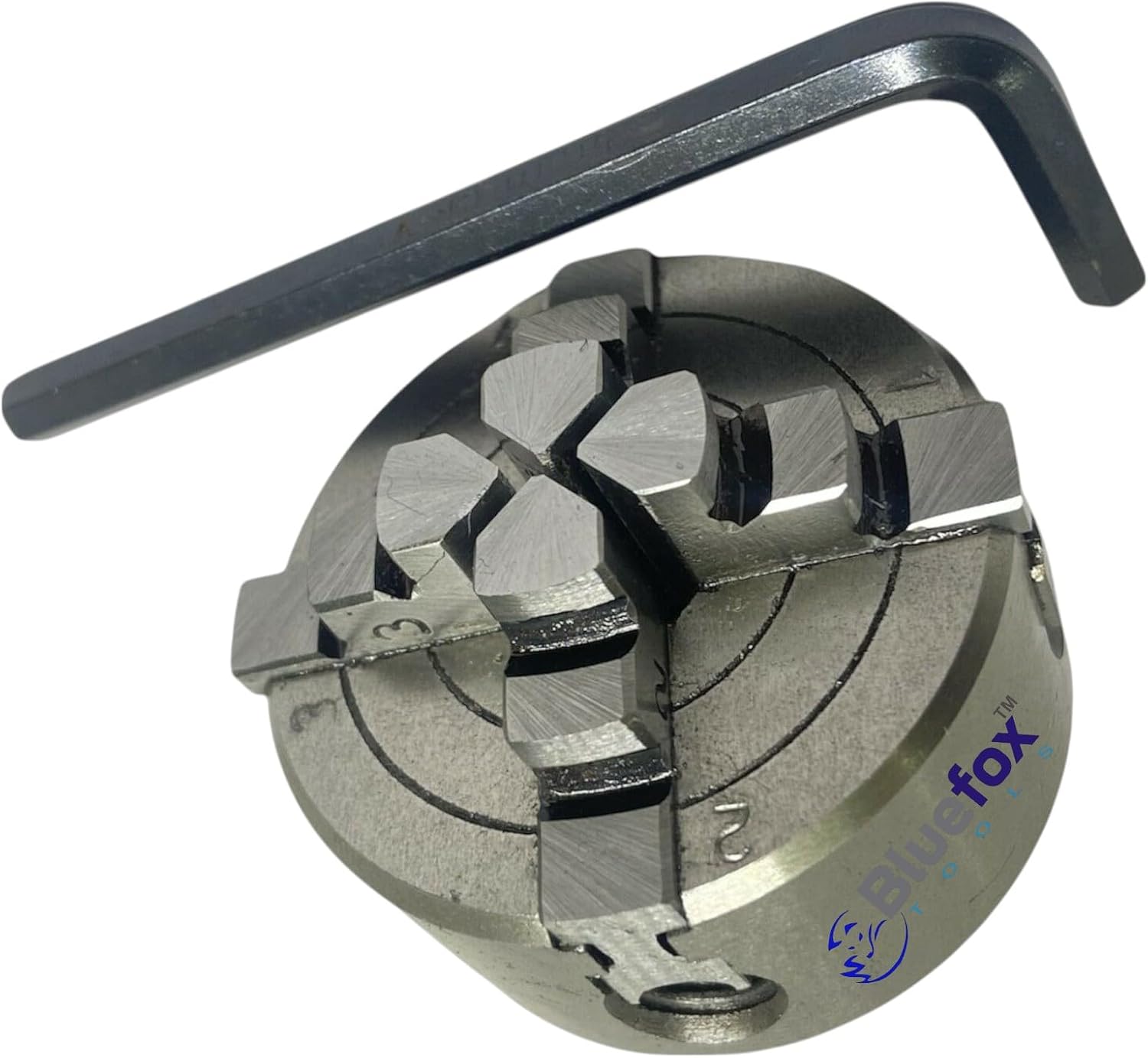 Lathe Chuck 50mm Independent 4 Jaw Chuck for Unimat Lathe, M12x1.0 Thread Mount, Self Centering Precision Metalworking Chuck for Milling, Turning & DIY Machining