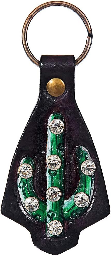 HILASON Leather Key Chain Key Ring Handcraft Handmade