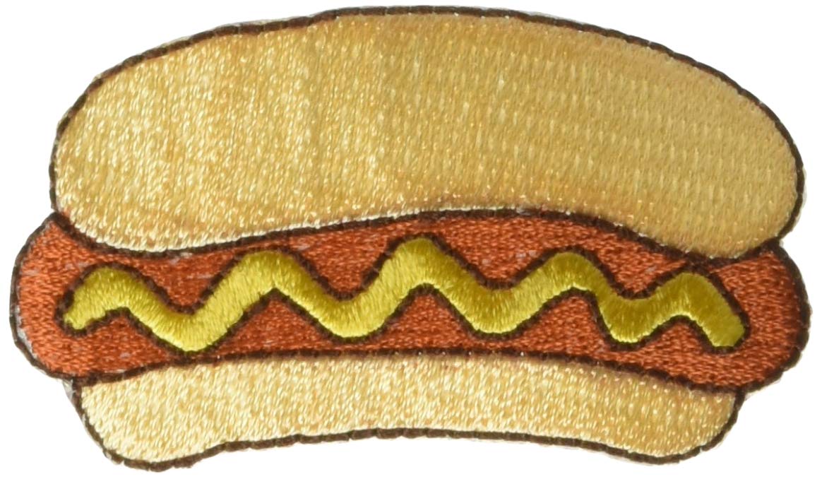 Dachshund Iron-on Patch, Embroidered Sausage Dog Motif Badge