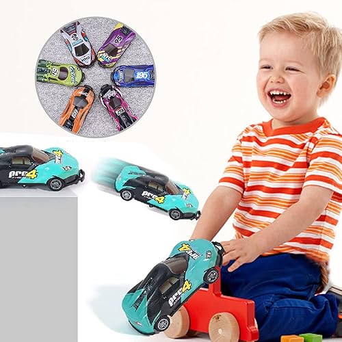 Miniatura 5 de 8 autos de juguete de acrobacias para niños, auto de juguete de aleación de acrobacias para niños, auto de juguete de acrobacias de catapulta para