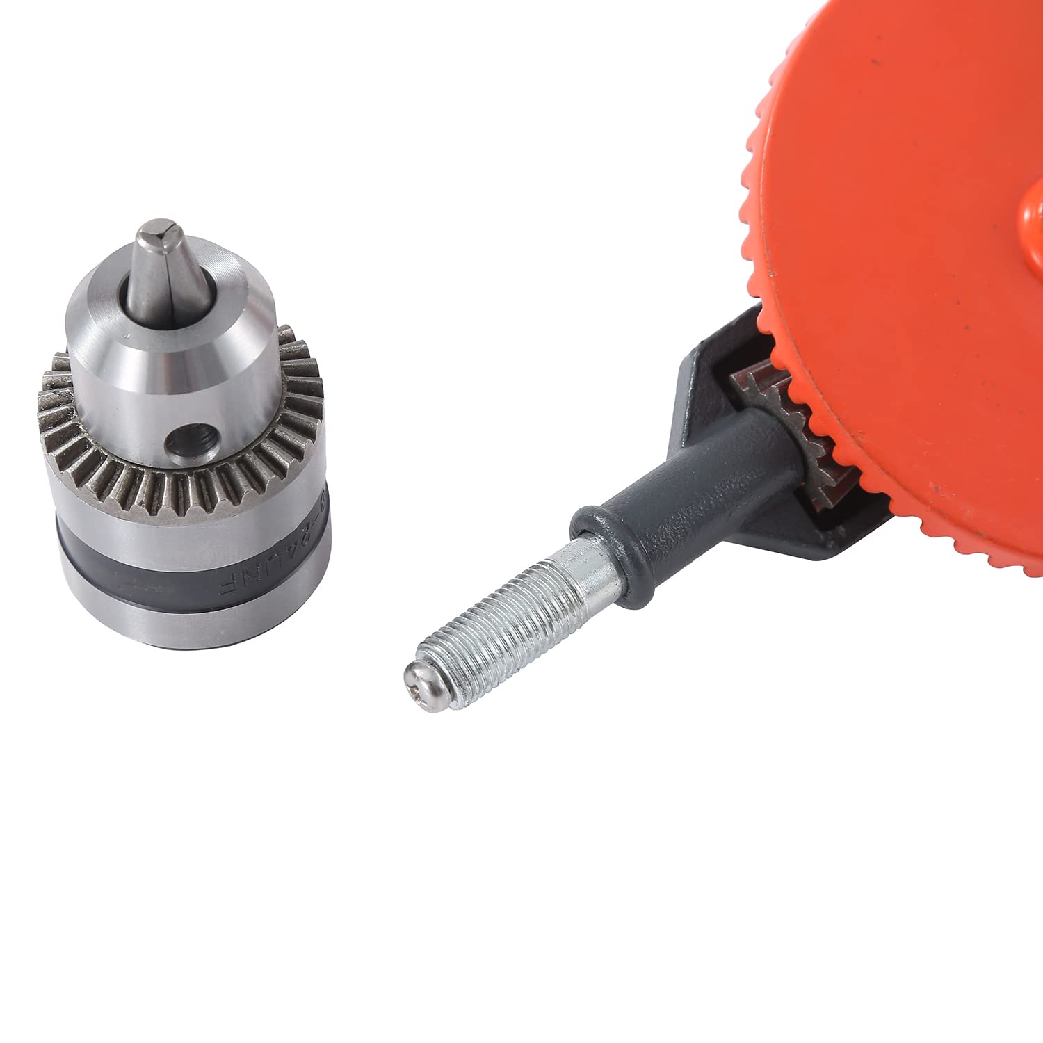 KATSU Trapano manuale, capacità 10 mm 3/8 pollici, mandrino di precisione a doppio ingranaggio, trapano manuale per punzonare legno, plastica, acrilico, circuiti stampati 313014