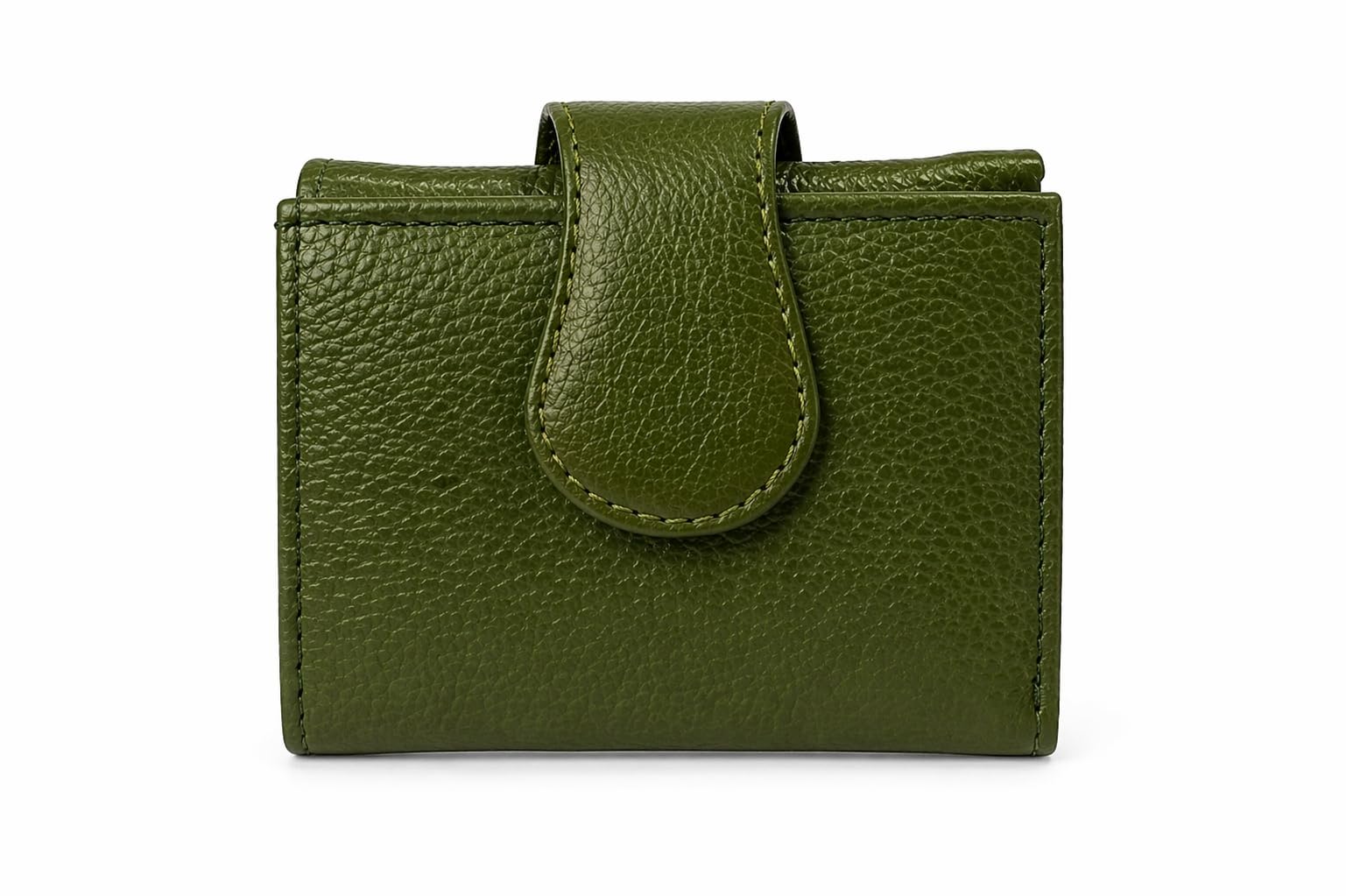 TRI FOLD Wallet Genuine Leather Green-image-47