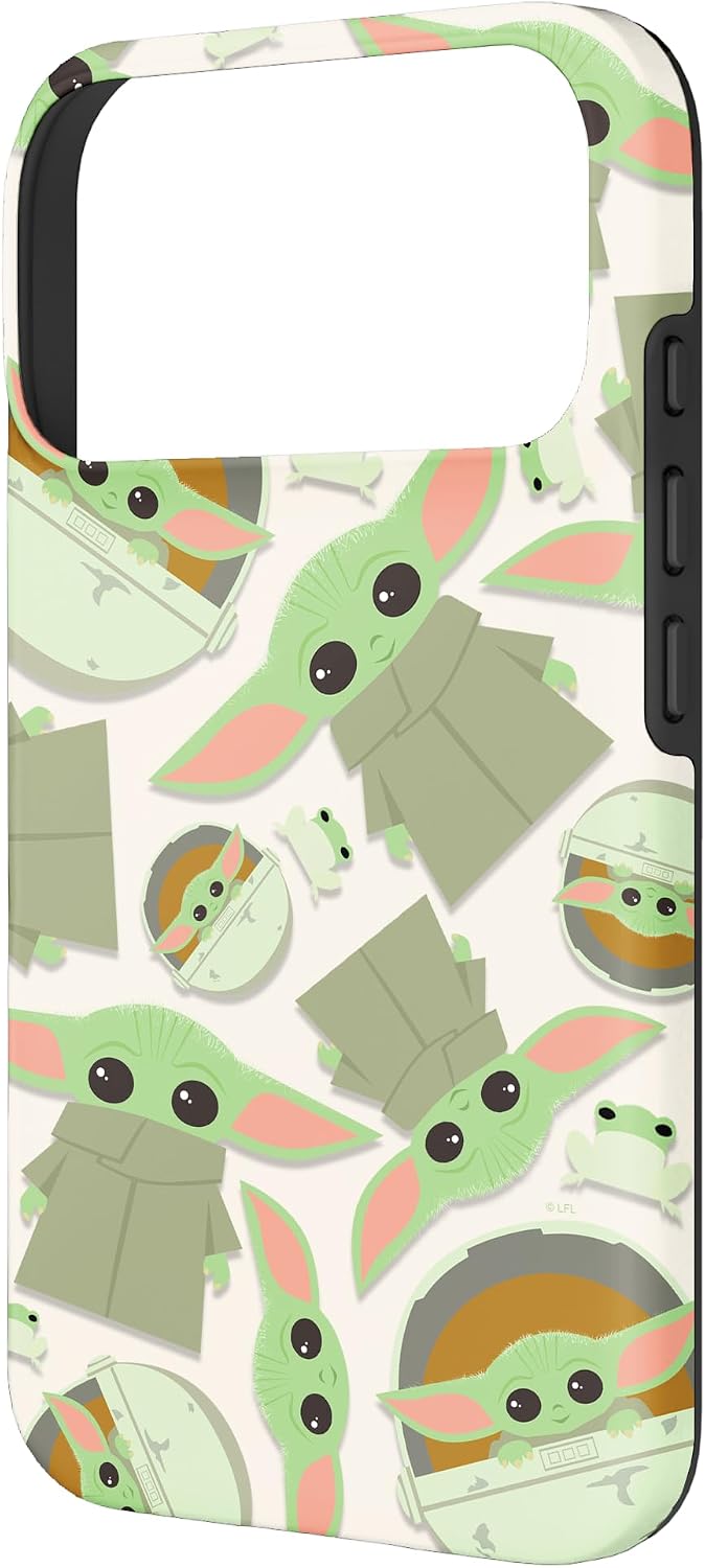 Star Wars: The Mandalorian The Child Cartoon Mashup Case for iPhone 17 Pro