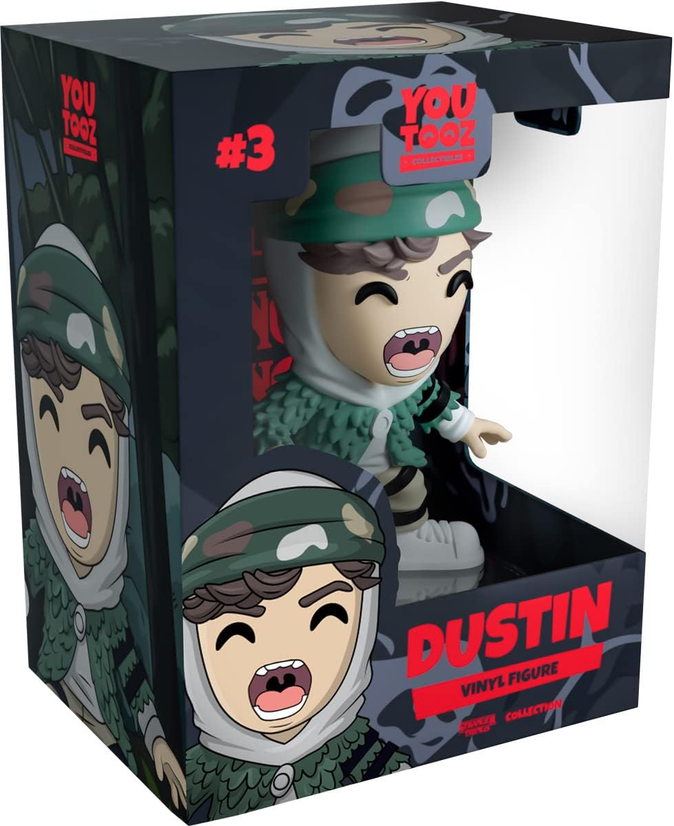 Youtooz Stranger Things Dustin 4.4" Inch Vinyl Figure, Dustin Henderson Stranger Things Vinyl Collectible