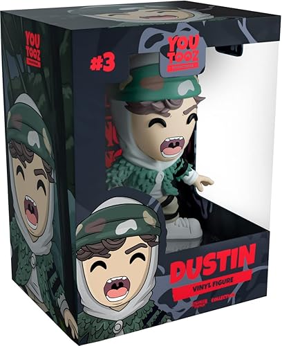 Youtooz Stranger Things Dustin Figura de vinilo de 4.4 pulgadas, Dustin Henderson Stranger Things, vinilo coleccionable
