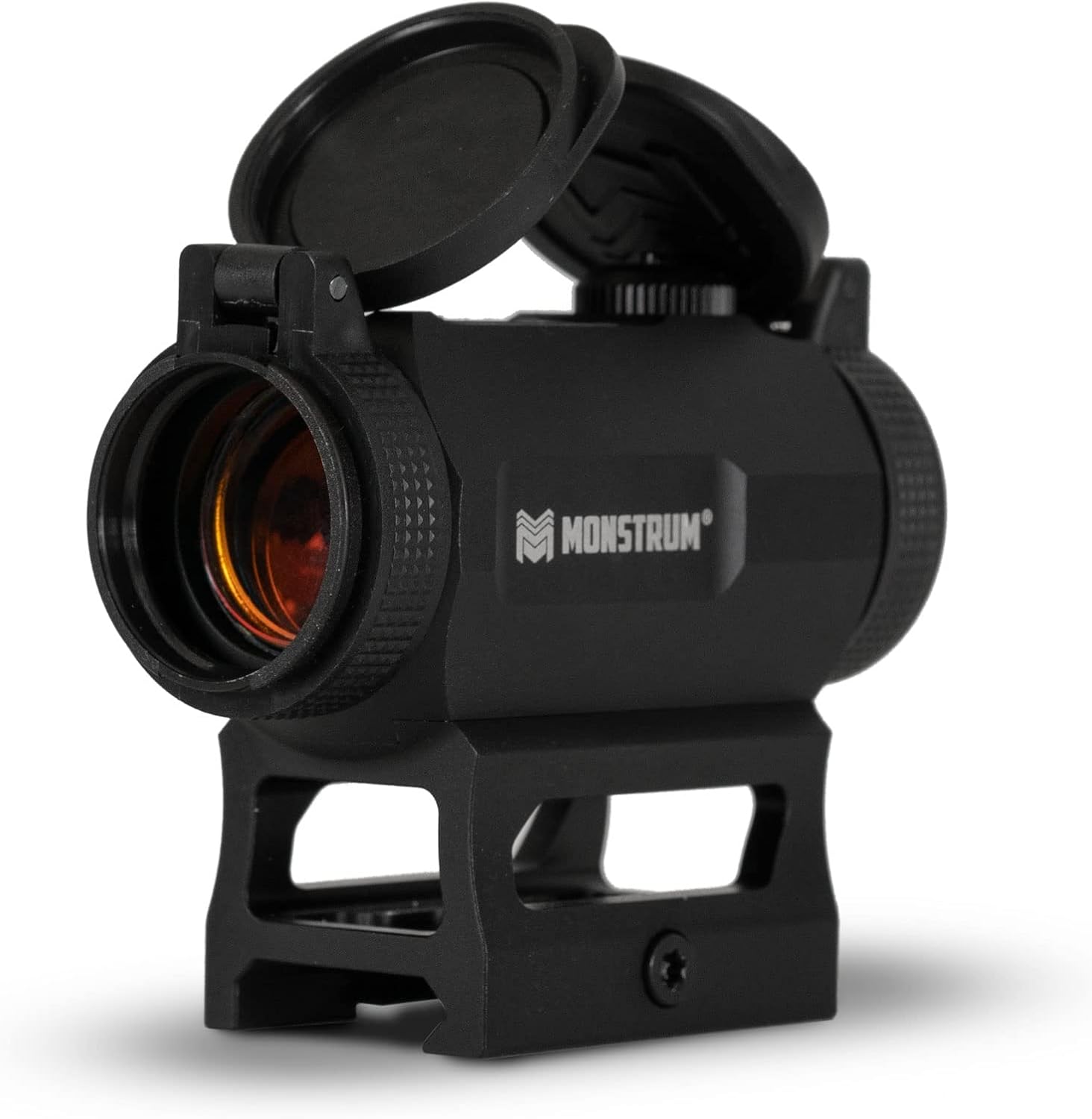 Monstrum Flip-Up Lens Cap Set | Compatible with Romeo5 / TRS-25 / 1x20mm Red Dot Sights