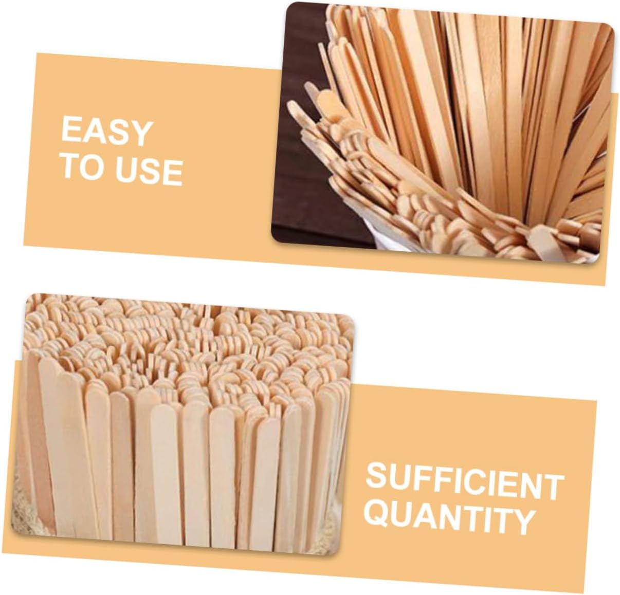 OSALADI 500pcs Coffee Stirrers Bar Mixing Sticks Reusable Stirrer Tool for Espresso Latte