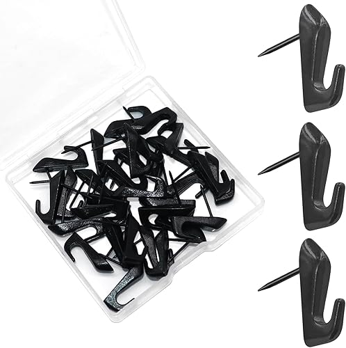 Miniatura 13 de 30 ganchos de pared, ganchos de pared de doble cabeza para colgar en la pared, decoración amigable para inquilinos, ganchos pequeños para marcos