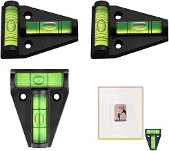 3 PCS Niveaux à Bulle Magnétiques en Forme de Croix,Niveau Bulle Type T,Mini Niveau à Bulle en Plastique,Niveau à Bulle Petit,Mini niveau à bulle pyramide pour camping,caravane,camping-car et caravane