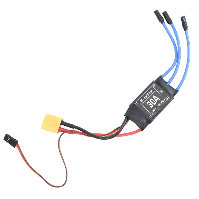 Foto 5 de 7 de ESC sin escobillas, 30A XT60, Controlador de Velocidad Electrónico para Drones RC