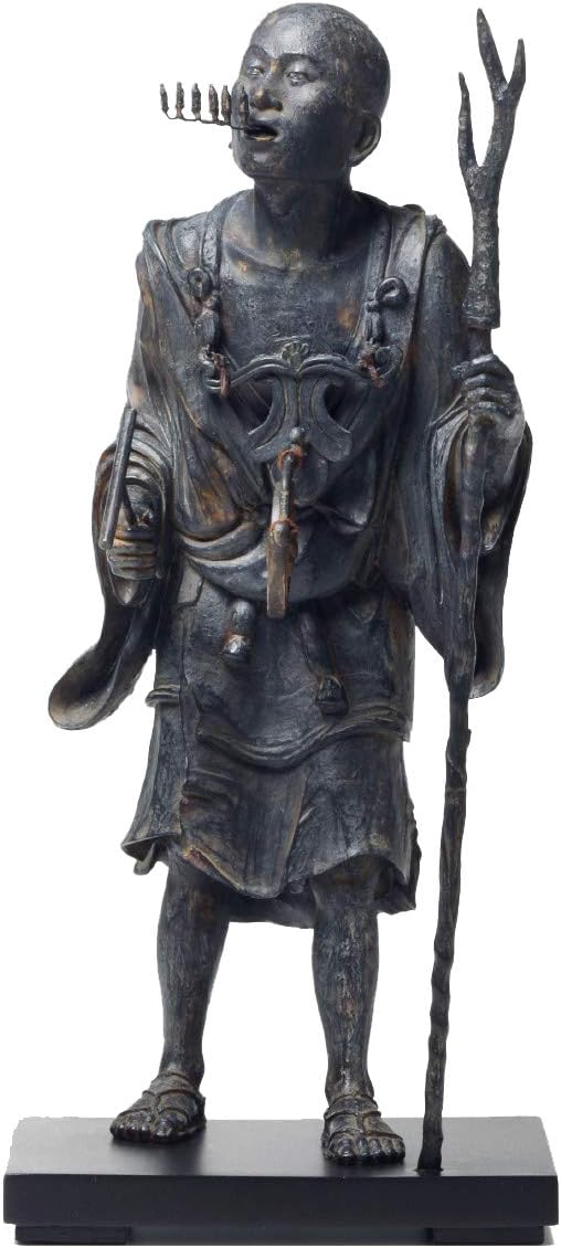 友沢正彦 「希み」 254/1000 ブロンズ像 仏像 仏教美術 新構造社彫刻部