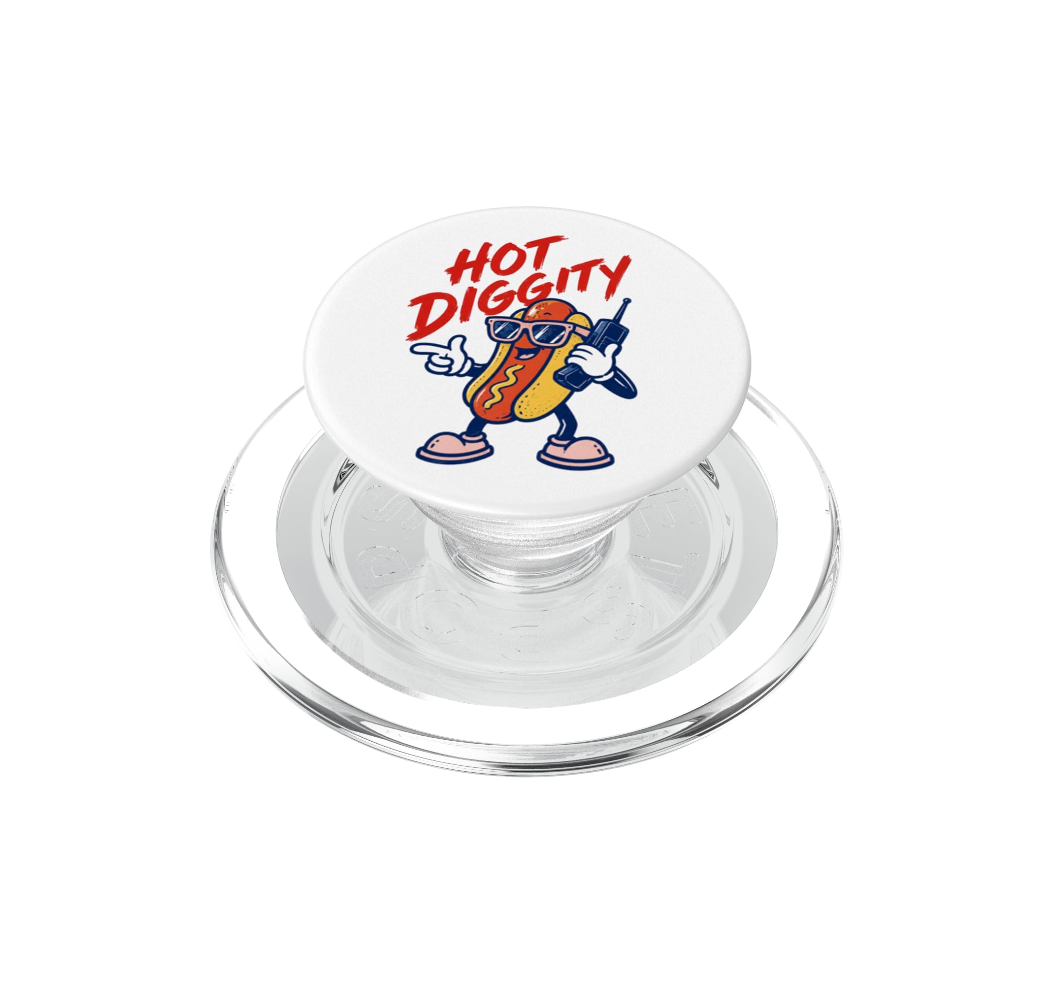 PopSockets MagSafe Hot Diggity Chien évite les chutes de mobile