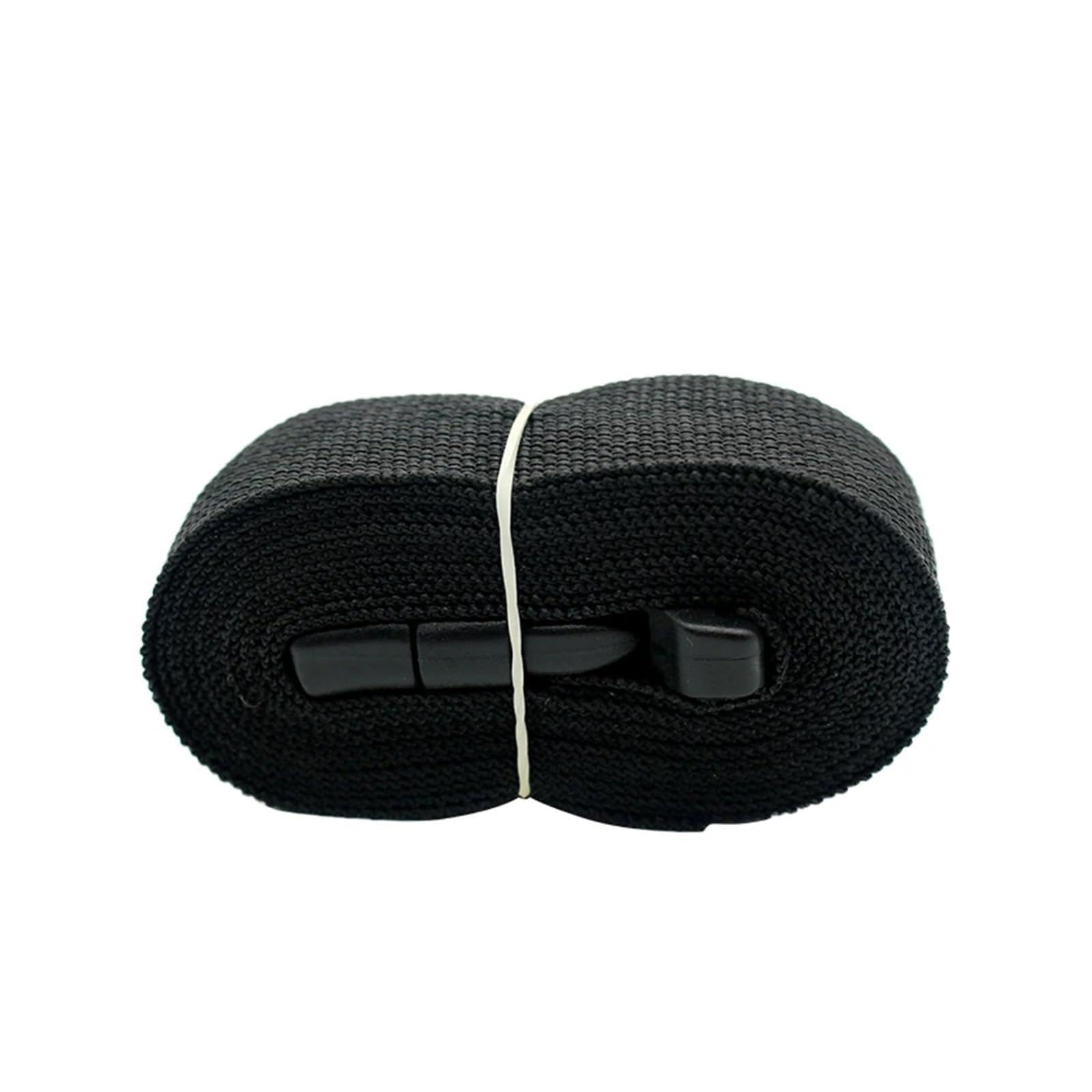 Tie Down Strap, Travel Tied Black Nylon Cargo Tie Down Lugga Lash Belt Strap with Cam Buckle Travel Kits Outdoor Camping Tool(2.5M)