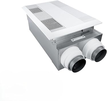 Panasonic WhisperComfort 60 Energy Recovery Ventilator (ERV), Wall/Ceiling Mount Exhaust Fan, FV-06VE1