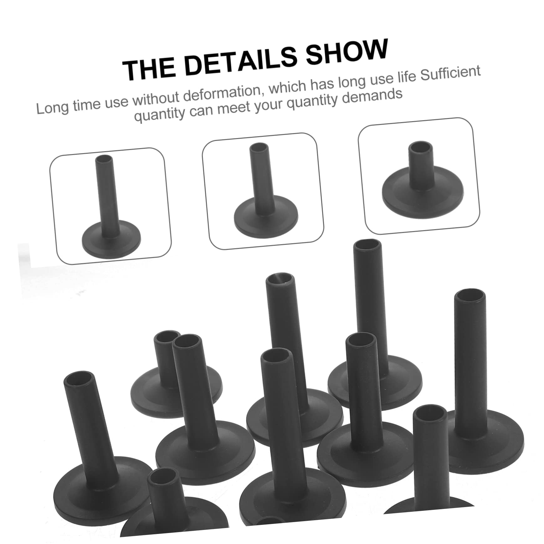 60pièces Manchons De Avec Base Accessoires Fiables Pour Batterie Et Tambour Compatibles Avec Drums Électroniques Et Traditionnels