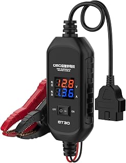 OBD2 Car Memory Saver Cable,OBD2 Emergency Power Cable Kit with Auto Leakage Detection,12V Vehicle OBD Battery Memory Saver,Voltage and Current Display