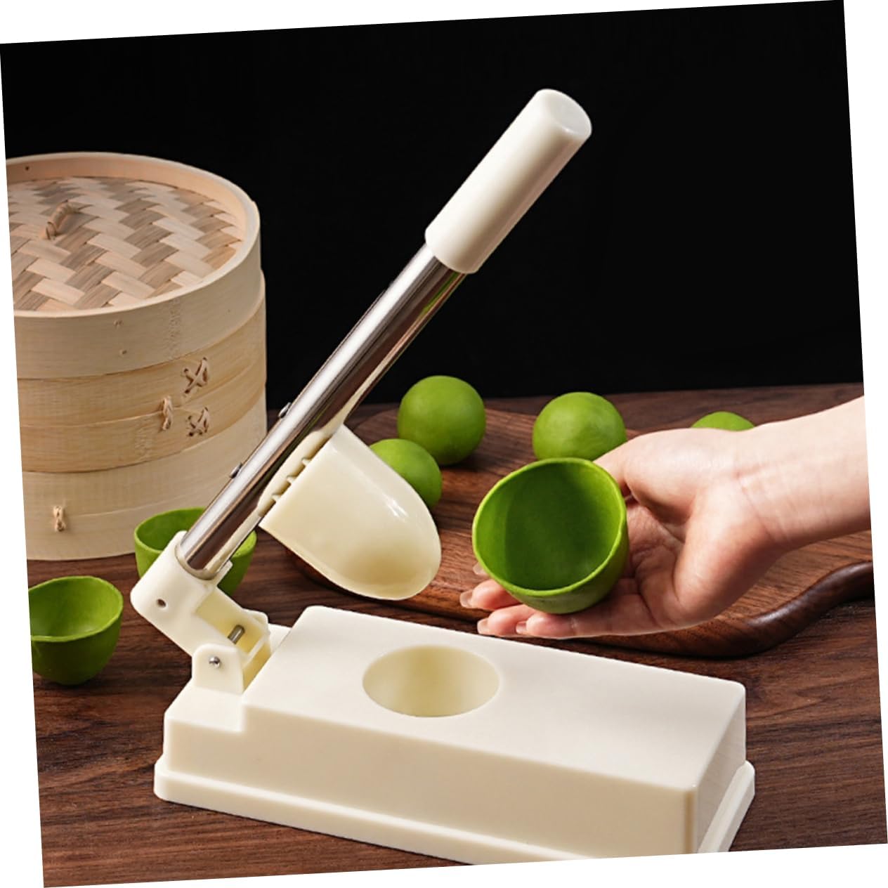 Dumpling Maker Mold for Easy Pierogi and Dumpling Wrappers Versatile Flour Presser Tool for Kitchen Artistic Design for Consistent Shapes Easy to and Maintain