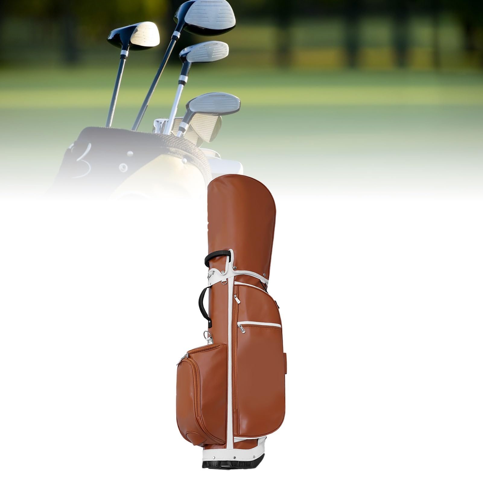 Alomejor Borsa da Golf Donna con Pelle in Super Fibra e Supporto
