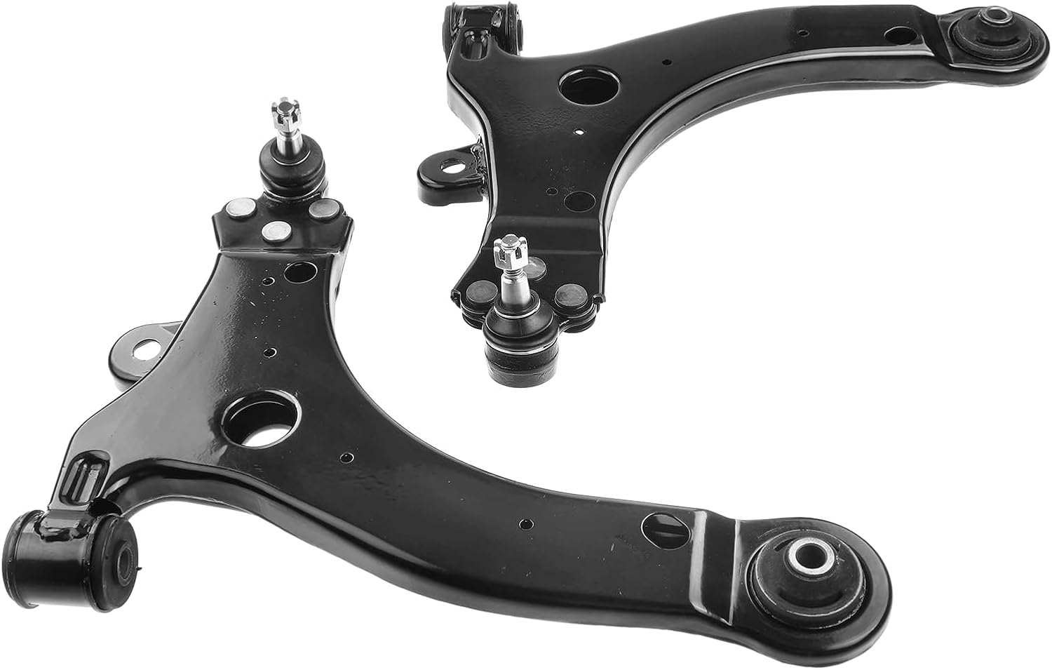 A-Premium Set of 4, Front Lower Control Arm, Outer Tie Rod End, Compatible with Chevrolet & Buick & Pontiac & Oldsmobile - 1997-2013 - Impala Monte Carlo Century LaCrosse Allure Grand Prix Intrigue