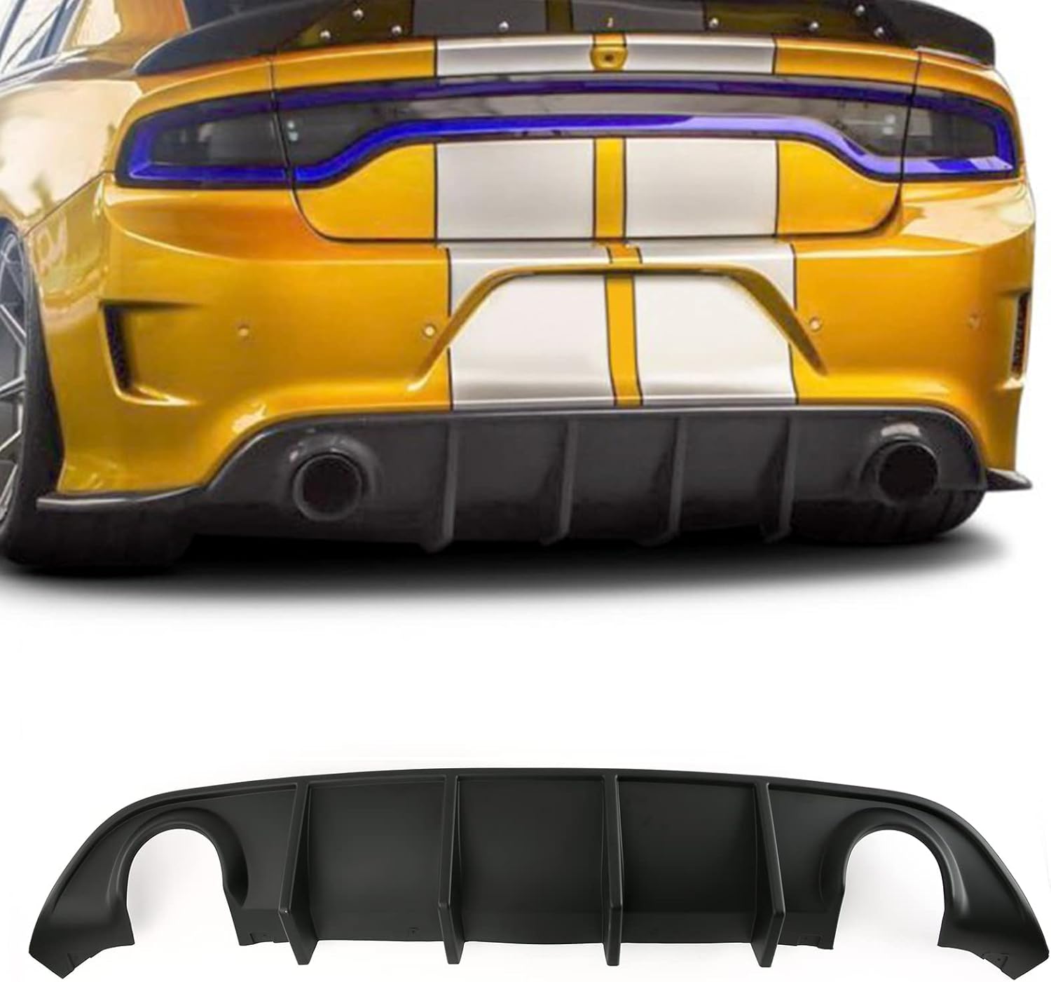 Buy Auraroad Rear Diffuser Compatible with 2015-2021 Dodge Charger Rear ...